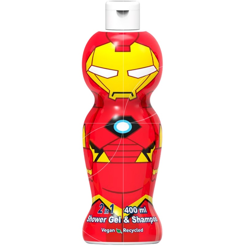 Marvel Iron Man 1D Шампунь-Гель для душу, 400 мл