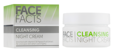 Face Facts Cleansing нічний крем для обличчя