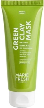 Marie Fresh Маска для обличчя з зеленою глиною, 50 мл