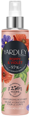 Yardley Парфум-спрей для тіла-вол. Poppy & Violet, 200 мл