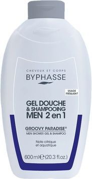 Byphasse Men гель-шампунь для душу Groovy Paradise, 600 мл