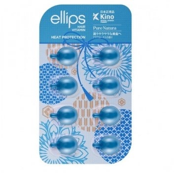 Ellips Вітаміни для волосся Pure Natura&Blue Lotus (8*1мл), 8*1 мл
