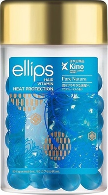 Ellips Вітаміни для волосся Pure Natura&Blue Lotus (50*1мл), 50*1 мл