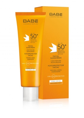 Babe Sun Сонцезахисний крем для обличчя SPF50+ з легкою текстурою, 50 мл