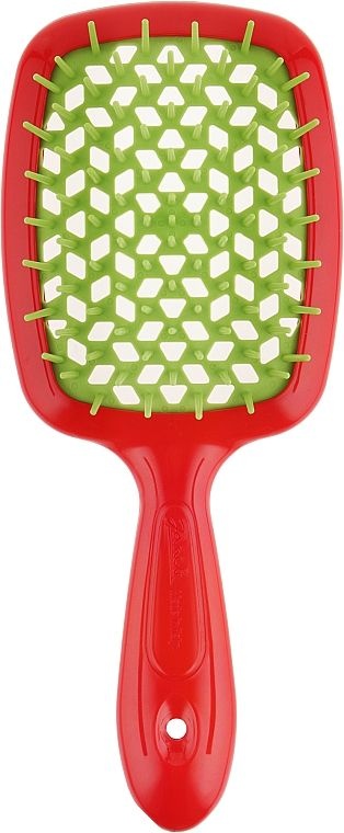 Janeke Superbrush щітка для волосся, червона + зелена