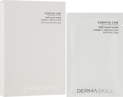 Dermaskill Маска для обличчя з Колагеном та Гіалуроновою кислотою, 5*25 мл
