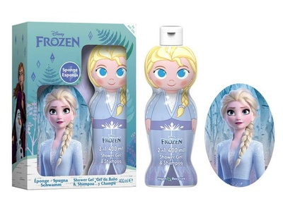 Air-Val набір Frozen Elsa (Шампунь-Гель для душу+мочалка)