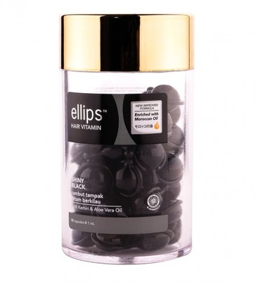 Ellips Вітаміни для волосся Shiny Black (50*1мл), 50*1 мл