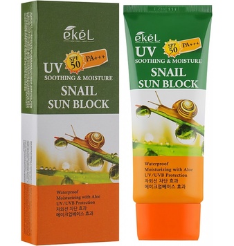 Ekel Sun Крем (SPF50) з муцином Равлика, 70 мл