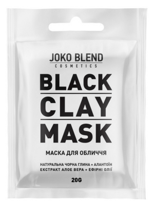 Joko Маска глиняна для обличчя Black Clay, 20 г