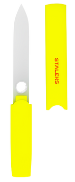 Пилка скляна для нігтів в футлярі 115 мм Жовта