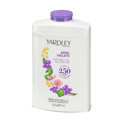 Yardley Тальк для тіла April & Violets 200 г, 200 г
