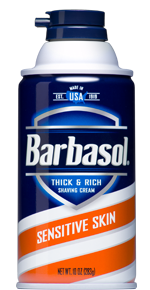 Barbasol Sensitive Skin Піна-крем для гоління для чутливої шкіри, 283 г