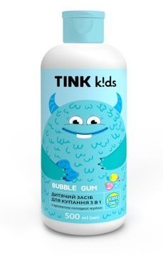 Tink Kids Засіб для купання Bubble Gum, 500 мл