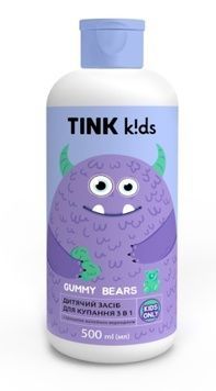 Tink Kids Засіб для купання Gummy Bears, 500 мл