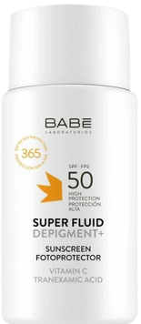 Babe Sun Сонцезахисний супер-флюїд депігментат + Вітамін С (SPF50+), 50 мл