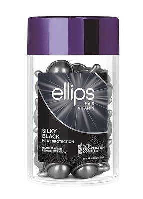 Ellips Вітаміни для волосся Silky Black (50*1мл), 50*1 мл