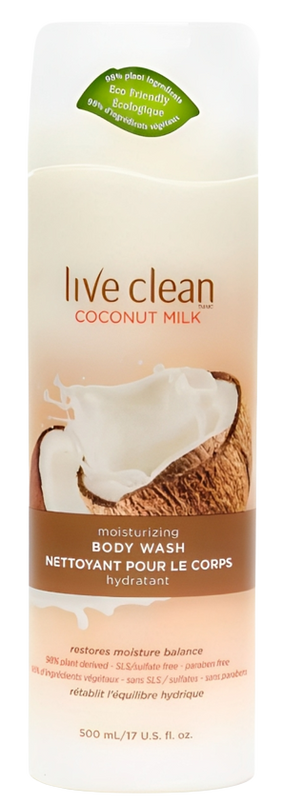 Live Clean Coconut Milk Гель для душу, 500 мл