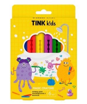Tink Kids Олівці для малювання у ванній 6 шт.