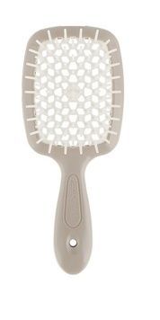 Janeke Superbrush Small щітка для волосся, сіра + біла