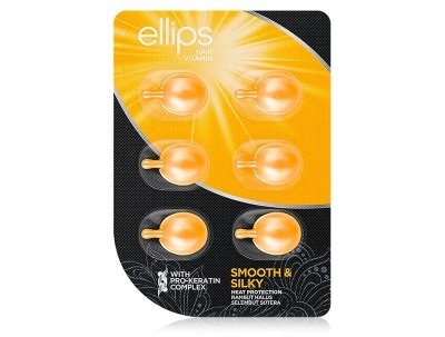 Ellips Вітаміни для волосся Smooth&Silky (6*1мл), 6*1 мл
