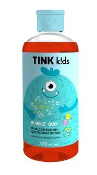 Tink Kids Піна для ванни, що змінює колір Bubble Gum, 300 мл