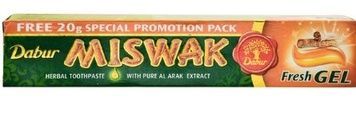Dabur Зубний гель Miswak трав'яний, 75 г