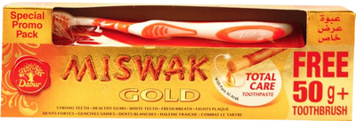 Dabur Зубна паста Miswak Gold + щітка, 150 г