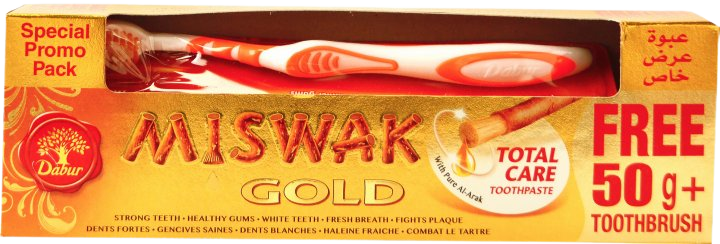 Dabur Зубна паста Miswak Gold + щітка, 150 г
